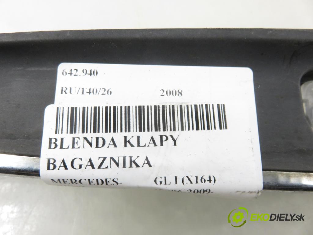 MERCEDES-BENZ KLASA GL (X164) SUV 2008 165,00 GL 320 CDI 4-matic (164.822) - OM 642.940 2987,00 Zadné čelo dverí kufor 1647400993