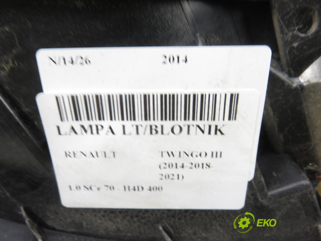 RENAULT TWINGO III (BCM_) HB 2014 52,00 1.0 SCe 70 - H4D 400 999,00 světlo levé zadní 265555949R