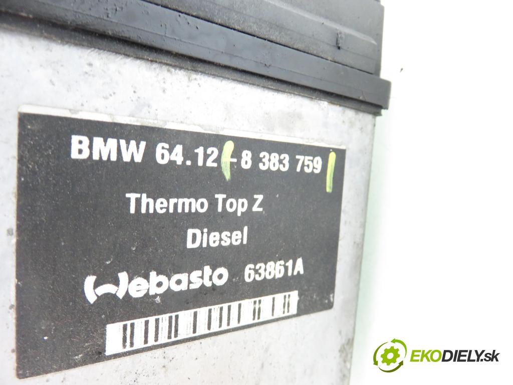 BMW 3 (E46) SEDAN 1998 100,00 320 d - M47 D20 (204D1) 1951,00 Webasto 8383759 ; 64471B (Webasto (nezávislé kúrenie))