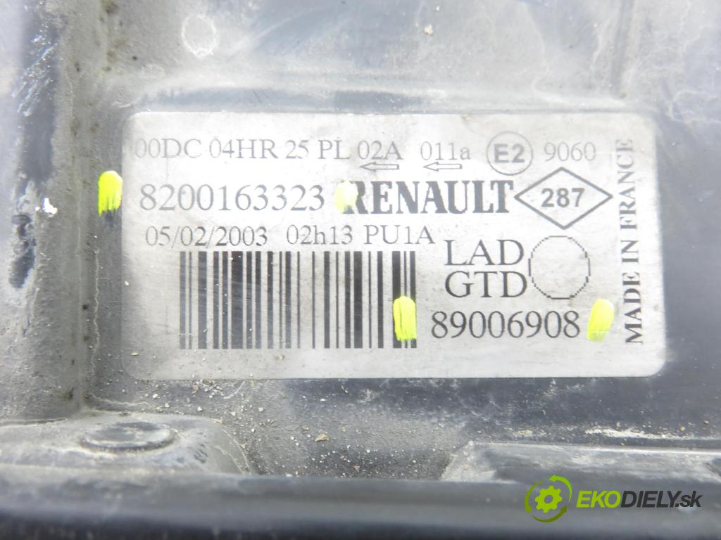 RENAULT LAGUNA II Grandtour (KG0/1_) KOMBI 2003 0,00 1.9 dCi (KG0E, KG0R) - F9Q 752 1870,00 světlo LP 8200163323