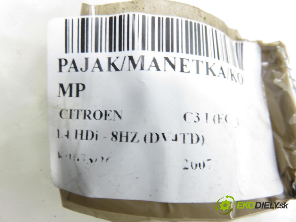 CITROEN C3 I (FC_) HB 2007 50,00 1.4 HDi - 8HZ (DV4TD) 1398,00 páčka/prepínač 96601446XT