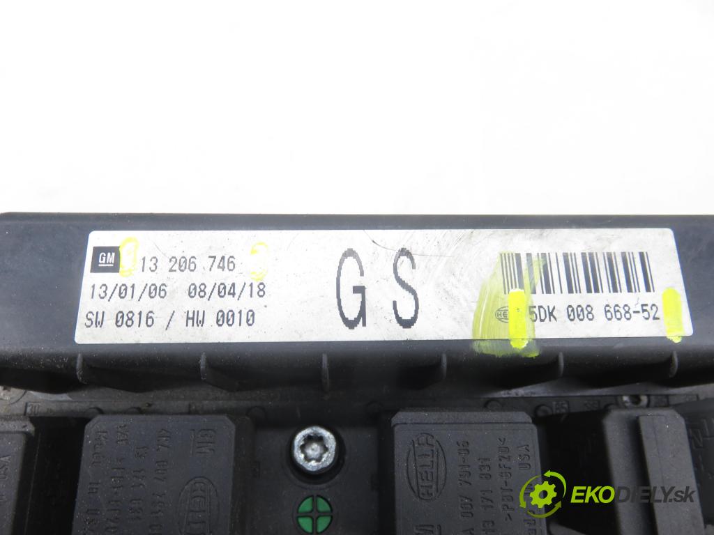 OPEL ASTRA H GTC (L08) HB 2006 110,00 1.9 CDTi - Z 19 DTH 1910,00 MODUL BSM 13206746 ; 5DK00866852