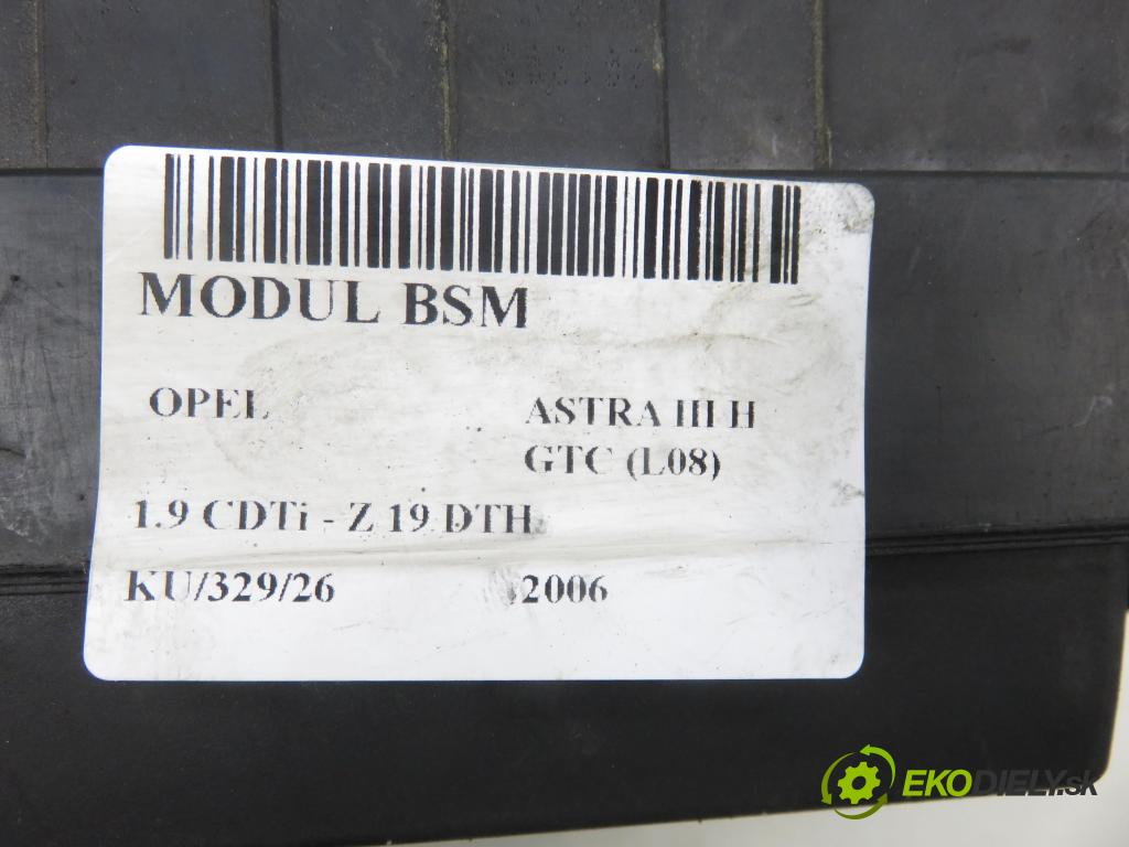 OPEL ASTRA H GTC (L08) HB 2006 110,00 1.9 CDTi - Z 19 DTH 1910,00 MODUL BSM 13206746 ; 5DK00866852