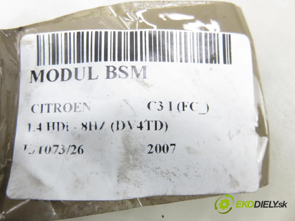 CITROEN C3 I (FC_) HB 2007 50,00 1.4 HDi - 8HZ (DV4TD) 1398,00 MODUL BSM 9661707880
