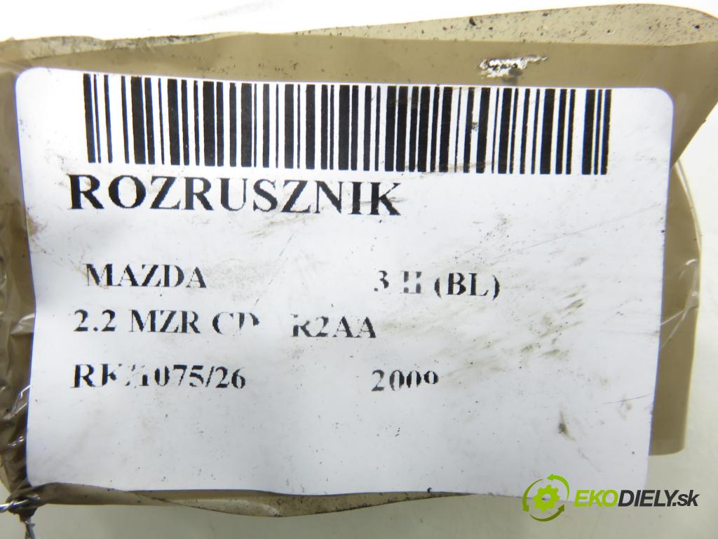 MAZDA 3 (BL) HB 2009 136,00 2.2 MZR CD - R2AA 2184,00 startér M001T30971 (Startér)