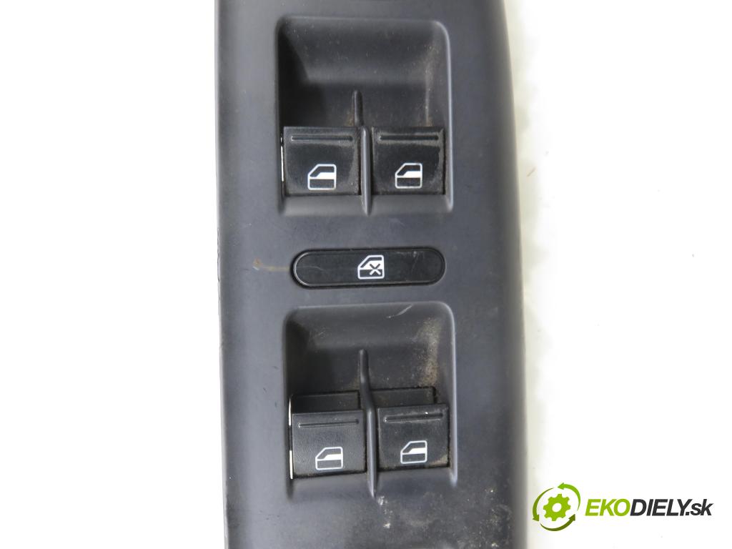 VW GOLF PLUS (5M1, 521) HB 2007 77,00 1.9 TDI - BLS 1896,00 Panel ovládania okien 5M1867371C