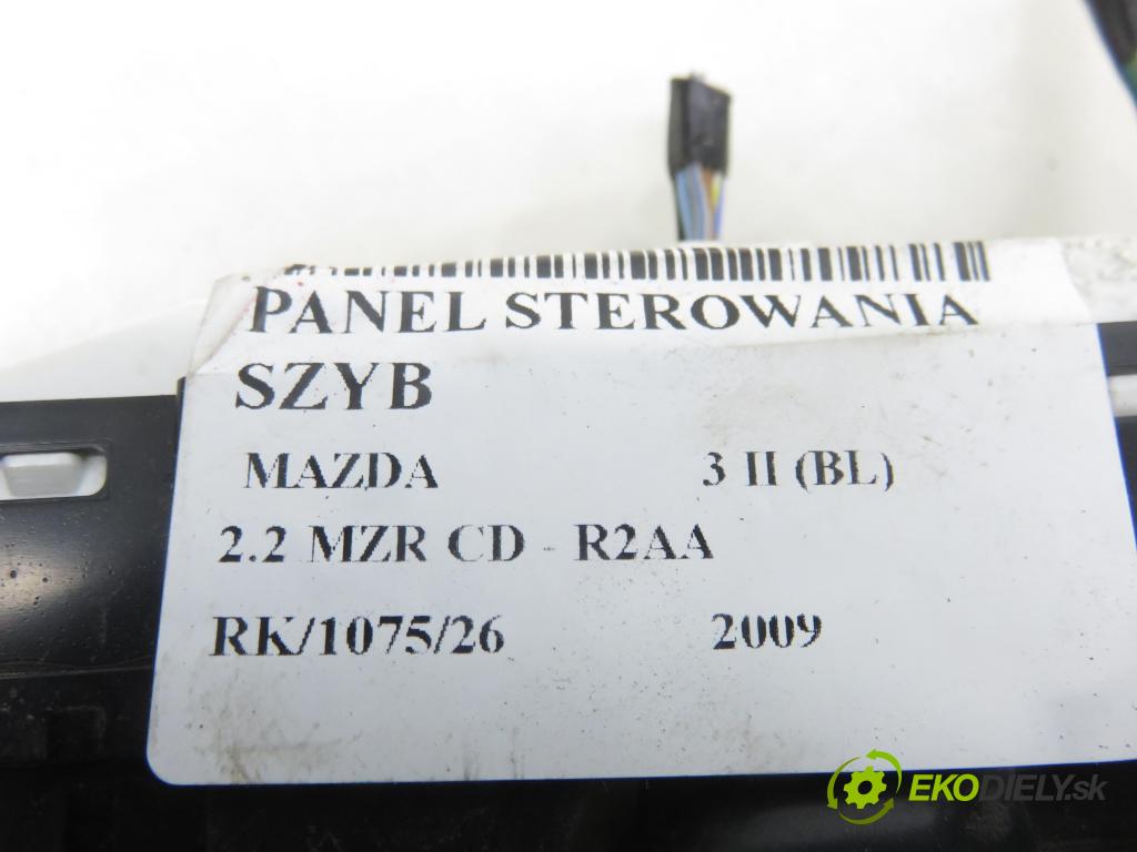 MAZDA 3 (BL) HB 2009 136,00 2.2 MZR CD - R2AA 2184,00 Panel ovládania okien BCD166350B