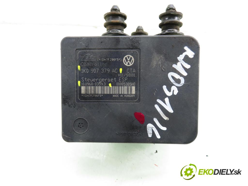 VW GOLF PLUS (5M1, 521) HB 2007 77,00 1.9 TDI - BLS 1896,00 pumpa ABS 1K0907379AC ; 10096003593 ; 1K0614517AE (Pumpa ABS)