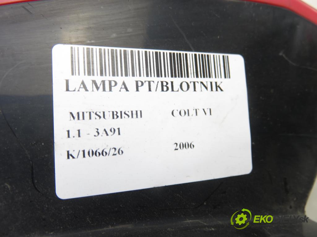 MITSUBISHI COLT VI (Z3_A, Z2_A) HB 2006 55,00 1.1 - 3A91 1124,00 světlo pravé zadní MR957366