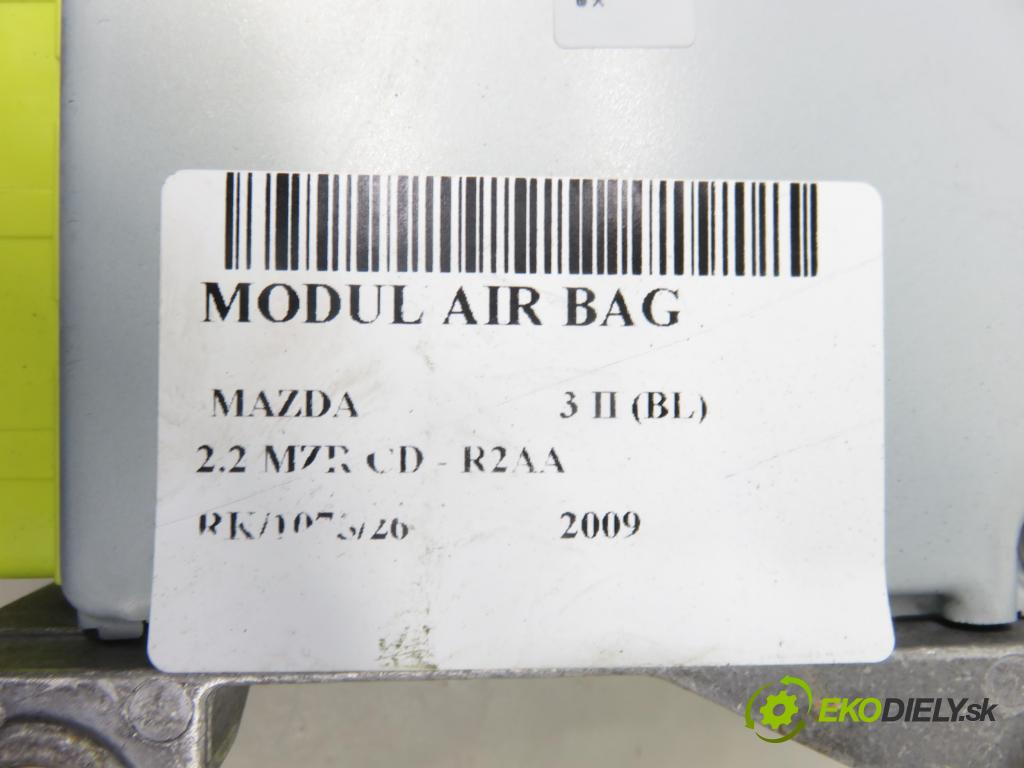 MAZDA 3 (BL) HB 2009 136,00 2.2 MZR CD - R2AA 2184,00 MODUL air BAG F01G07201K ; BCM557K30