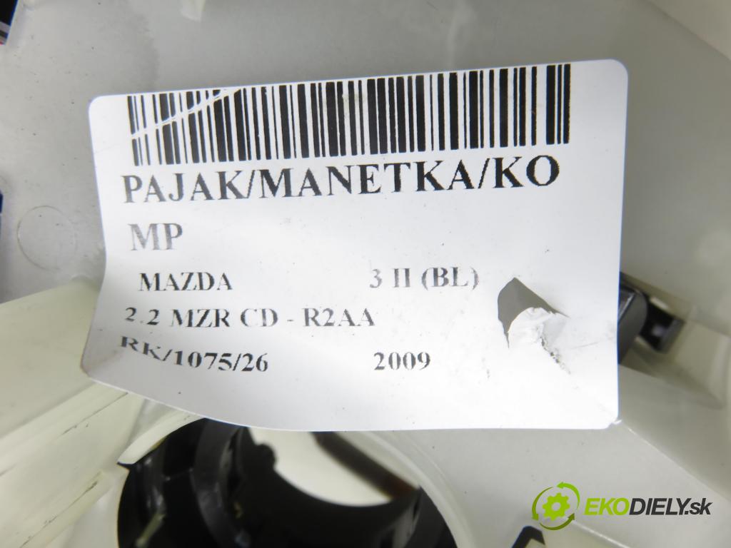 MAZDA 3 (BL) HB 2009 136,00 2.2 MZR CD - R2AA 2184,00 PAKA/ŘAZENÍ/SADA: BBS417G517