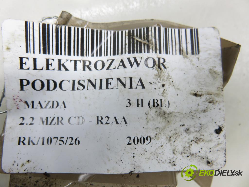 MAZDA 3 (BL) HB 2009 136,00 2.2 MZR CD - R2AA 2184,00 ELEKTROVENTIL: VAKUUM: 1397000700