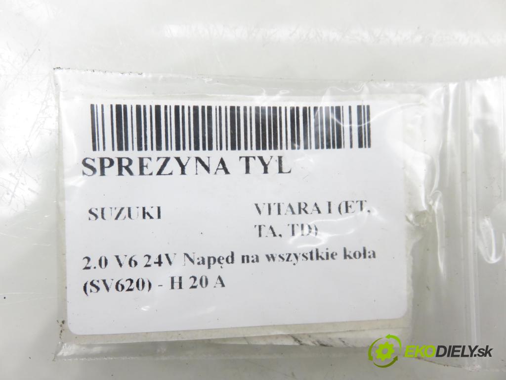 SUZUKI VITARA (ET, TA, TD) TERENOWY 1996 100,00 2.0 V6 24V Napęd na wszystkie koła (SV620) - H 20  1998,00 Pružina zadné 