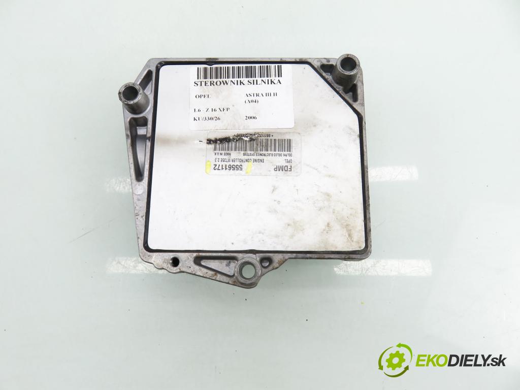OPEL ASTRA H (A04) HB 2006 77,00 1.6 - Z 16 XEP 1598,00 řídící jednotka motora 55561172