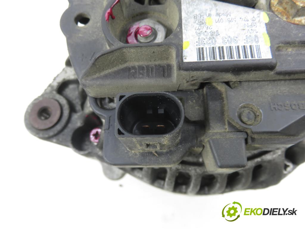 VW GOLF PLUS (5M1, 521) HB 2007 77,00 1.9 TDI - BLS 1896,00 Alternátor 06F903023F ; 0124525091 (Alternátor)