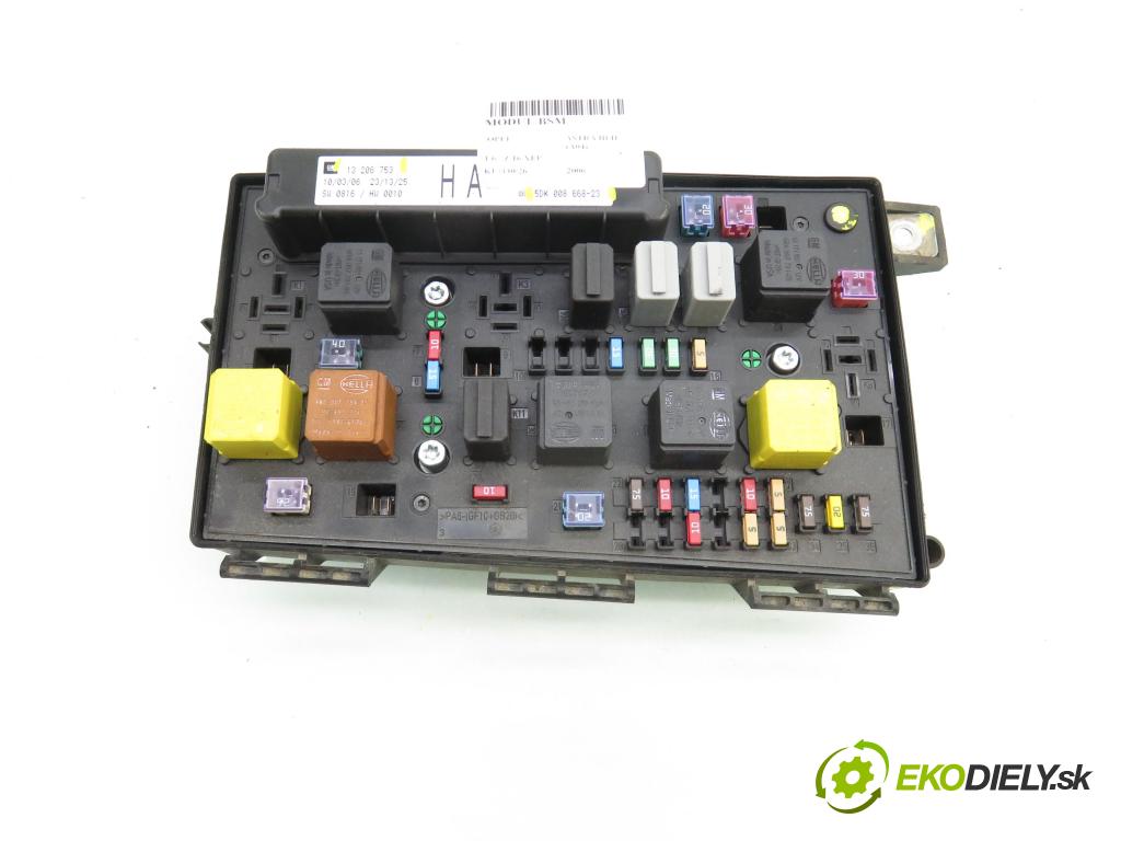 OPEL ASTRA H (A04) HB 2006 77,00 1.6 - Z 16 XEP 1598,00 MODUL BSM 13206753 ; 5DK0086823