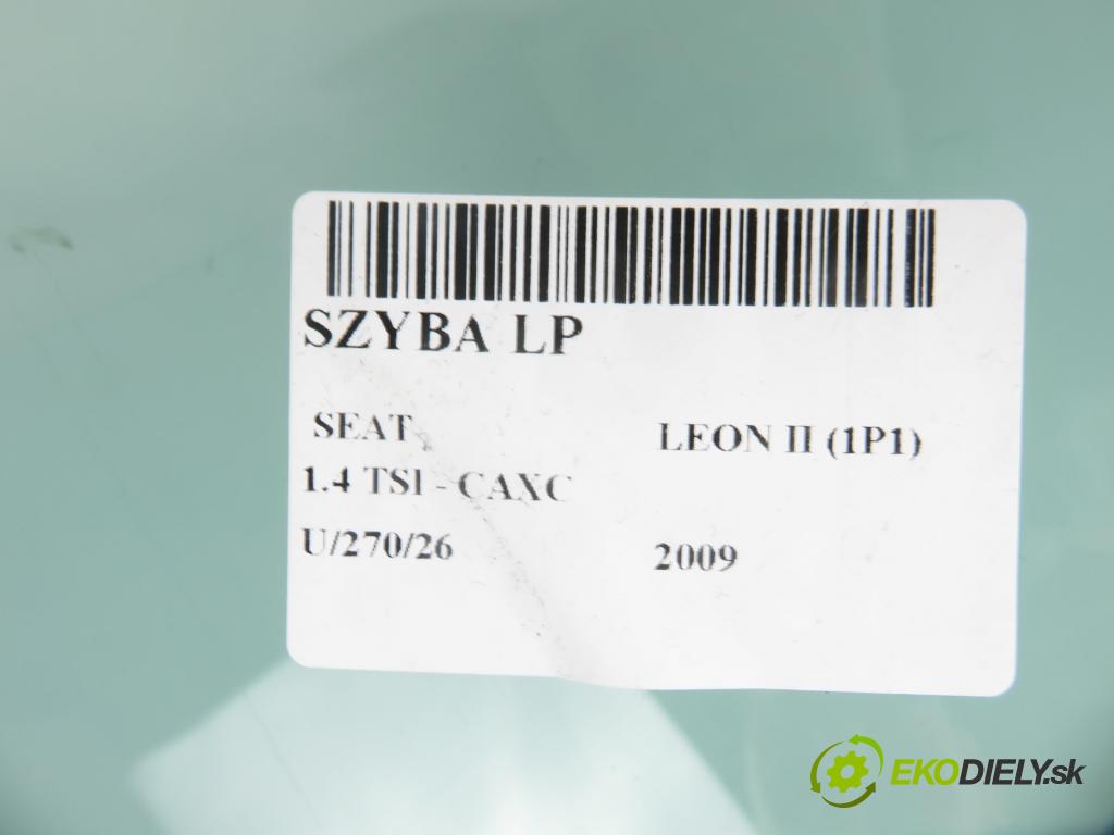 SEAT LEON (1P1) HB 2009 92,00 1.4 TSI - CAXC 1390,00 okno LP 
