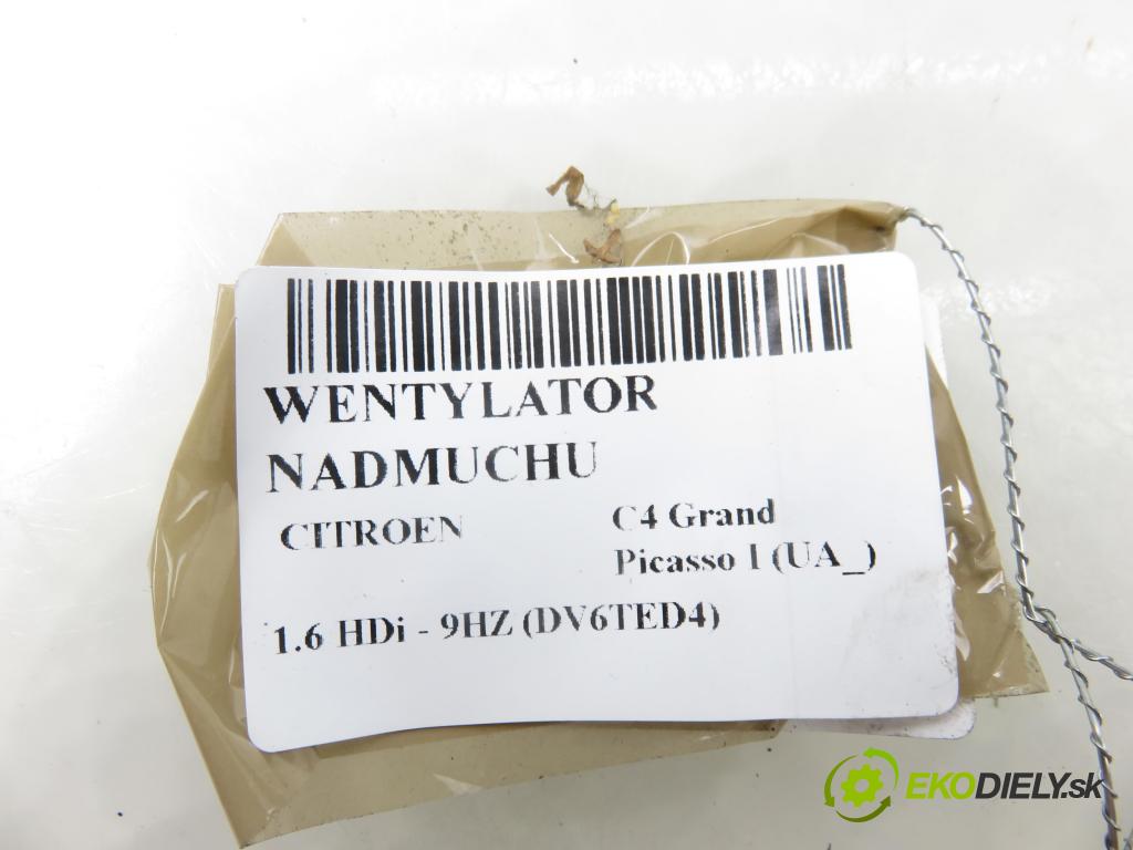 CITROEN C4 Grand Picasso I (UA_) MINIVAN 2008 80,00 1.6 HDi - 9HZ (DV6TED4) 1560,00 Ventilátor vetráku 5E2228100 ; 9654652480 ; A43100500