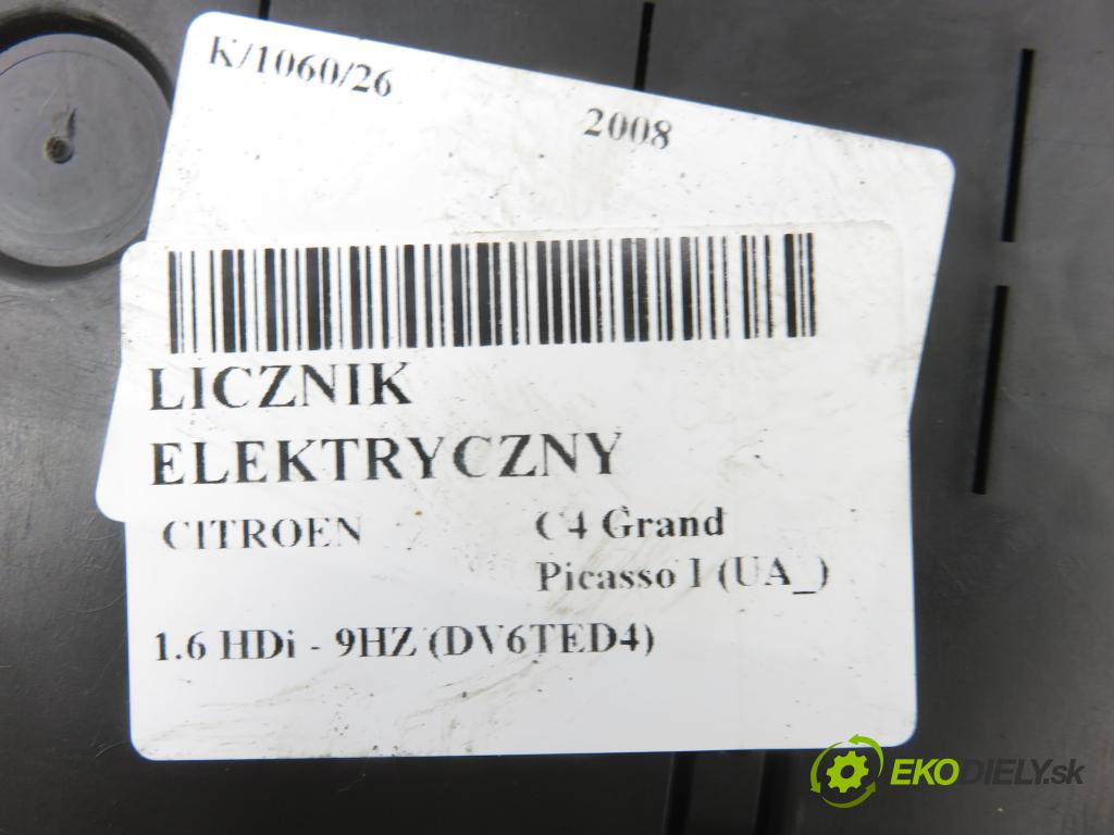 CITROEN C4 Grand Picasso I (UA_) MINIVAN 2008 80,00 1.6 HDi - 9HZ (DV6TED4) 1560,00 prístrojovka elektrický P9663755980