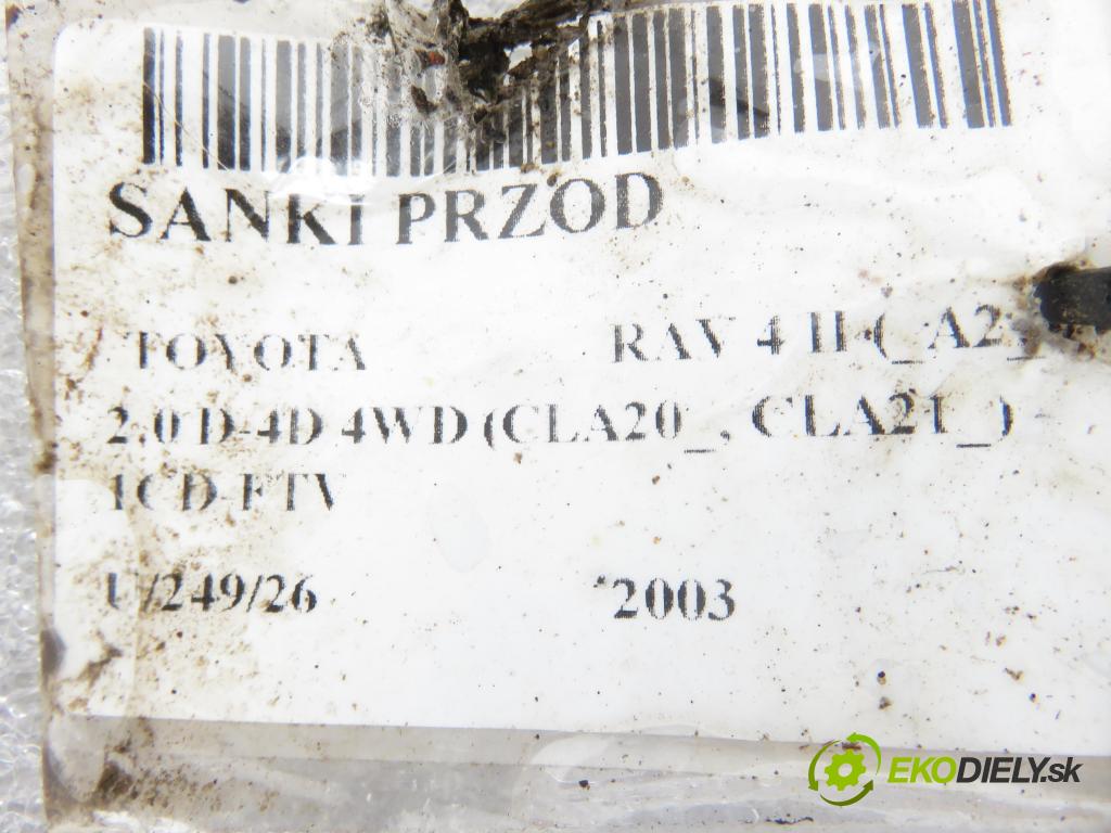 TOYOTA RAV 4 II (_A2_) SUV 2003 85,00 2.0 D-4D 4WD (CLA20_, CLA21_) - 1CD-FTV 1995,00 PŘEDNÍ: