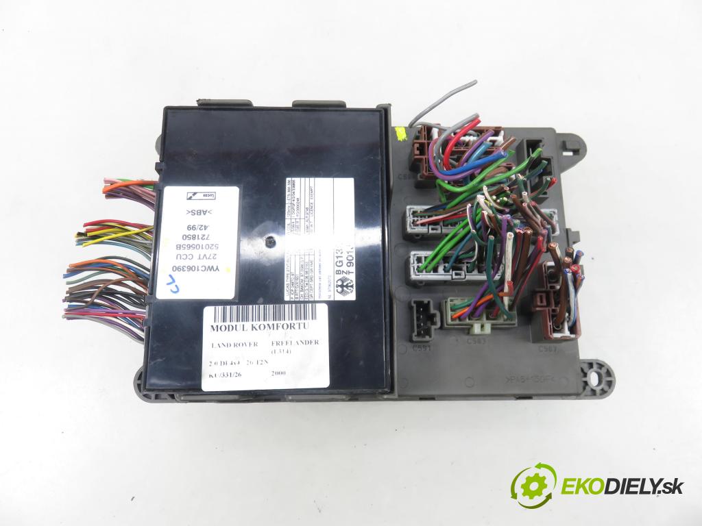 LAND ROVER FREELANDER (L314) HB 2000 72,00 2.0 DI 4x4 - 20 T2N 1994,00 MODUL komfortu 52010565B ; YWC106390