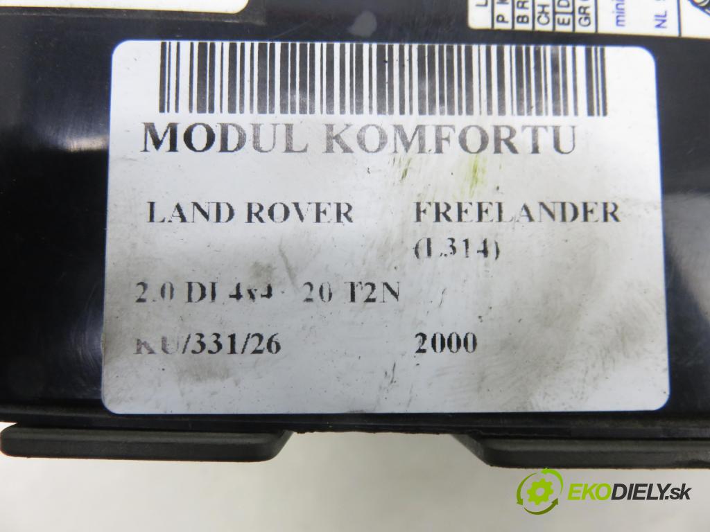 LAND ROVER FREELANDER (L314) HB 2000 72,00 2.0 DI 4x4 - 20 T2N 1994,00 MODUL komfortu 52010565B ; YWC106390
