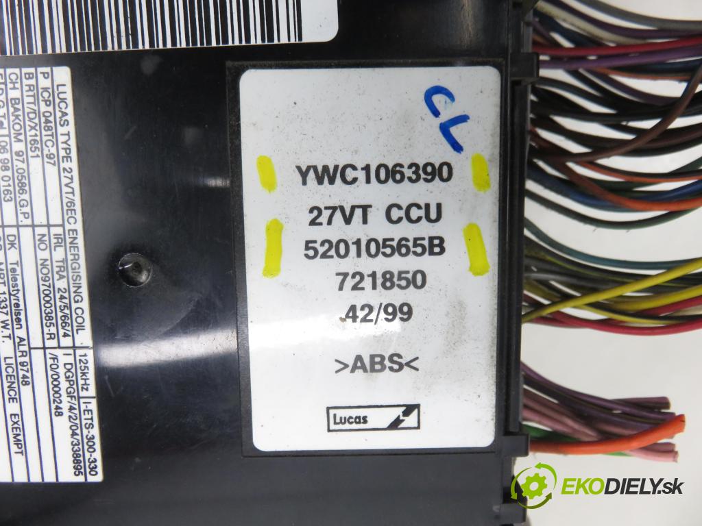 LAND ROVER FREELANDER (L314) HB 2000 72,00 2.0 DI 4x4 - 20 T2N 1994,00 MODUL komfortu 52010565B ; YWC106390