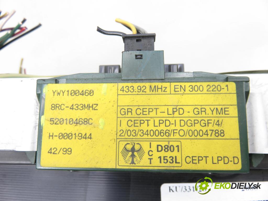 LAND ROVER FREELANDER (L314) HB 2000 72,00 2.0 DI 4x4 - 20 T2N 1994,00 prístrojovka elektrický YWY100460 ; 52010468C