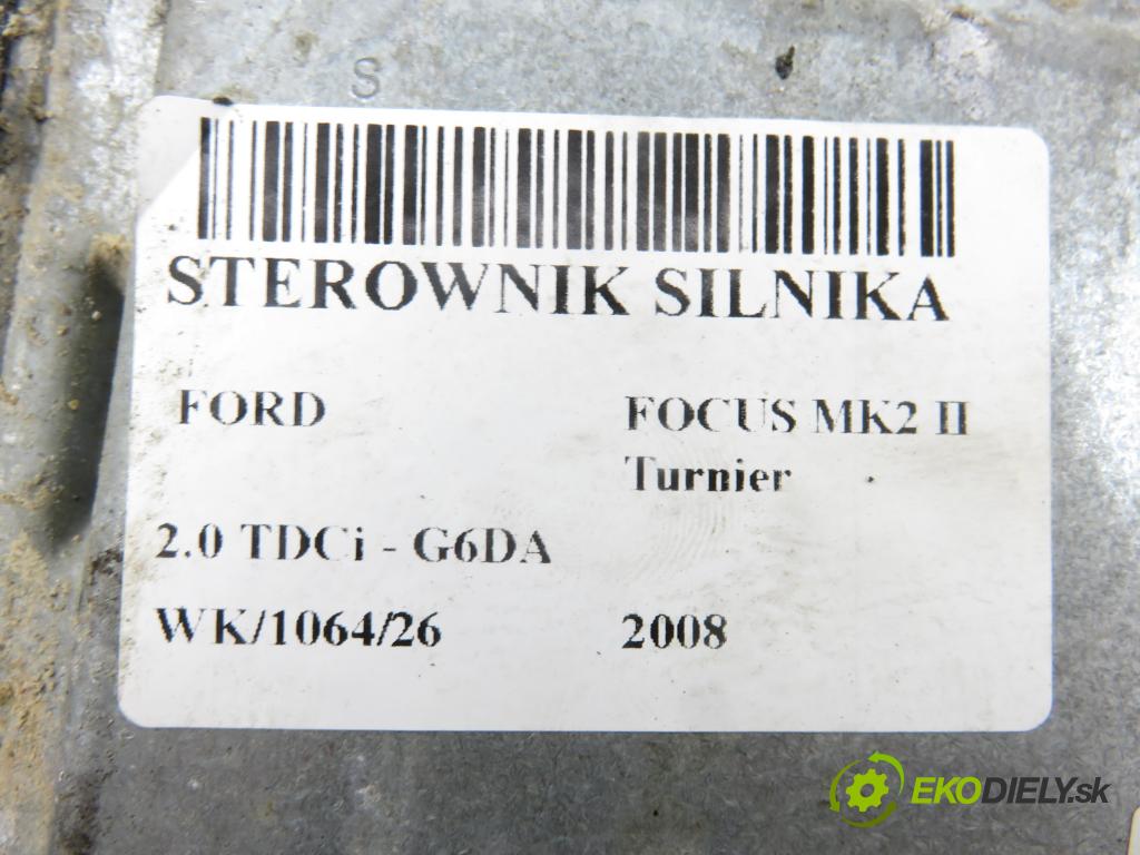 FORD FOCUS II Turnier (DA_, FFS, DS) KOMBI 2008 100,00 2.0 TDCi - G6DA 1997,00 Riadiaca jednotka Motor 5WS40487HT ; 6M5112A650BG