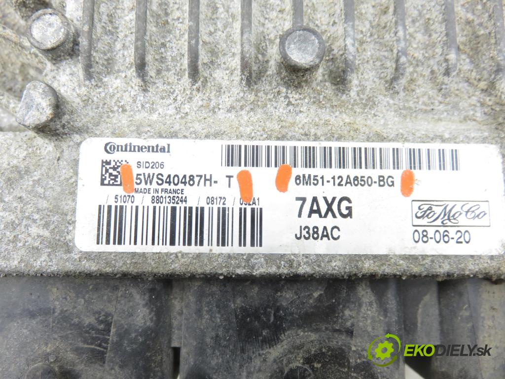 FORD FOCUS II Turnier (DA_, FFS, DS) KOMBI 2008 100,00 2.0 TDCi - G6DA 1997,00 Riadiaca jednotka Motor 5WS40487HT ; 6M5112A650BG