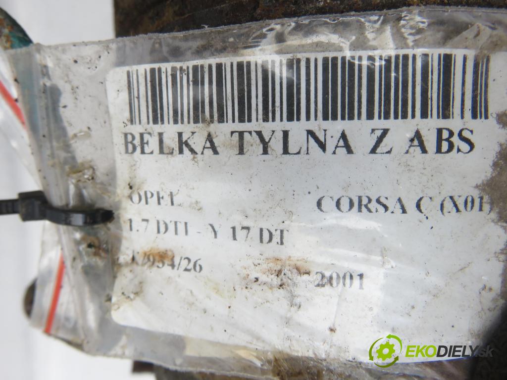 OPEL CORSA C (X01) HB 2001 55,00 1.7 DTI - Y 17 DT 1686,00 výztuha zadní část