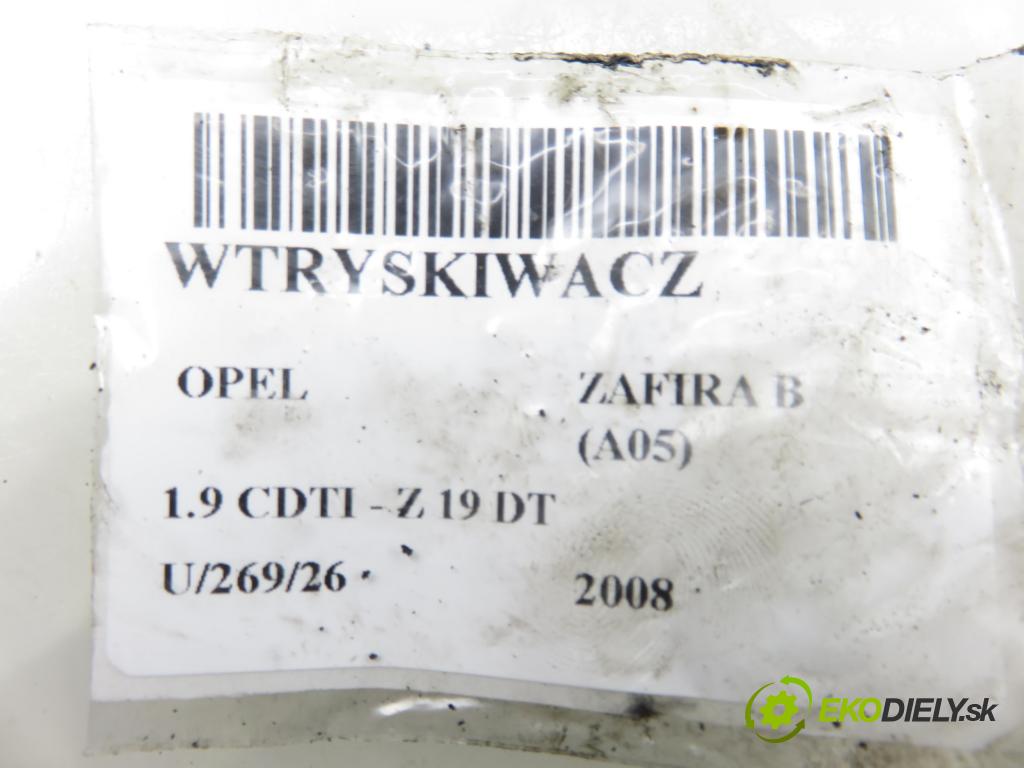 OPEL ZAFIRA B (A05) MINIVAN 2008 88,00 1.9 CDTI - Z 19 DT 1910,00 vstrekovač 0445110276 (Vstrekovač paliva)