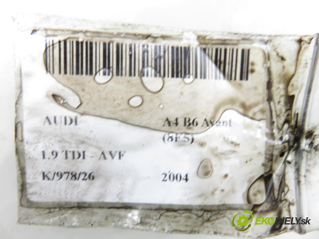 AUDI A4 Avant (8E5, B6) KOMBI 2004 96,00 1.9 TDI - AVF 1896,00 Vstrekovač 038130073BA ; 0414720216 (Vstrekovač paliva)