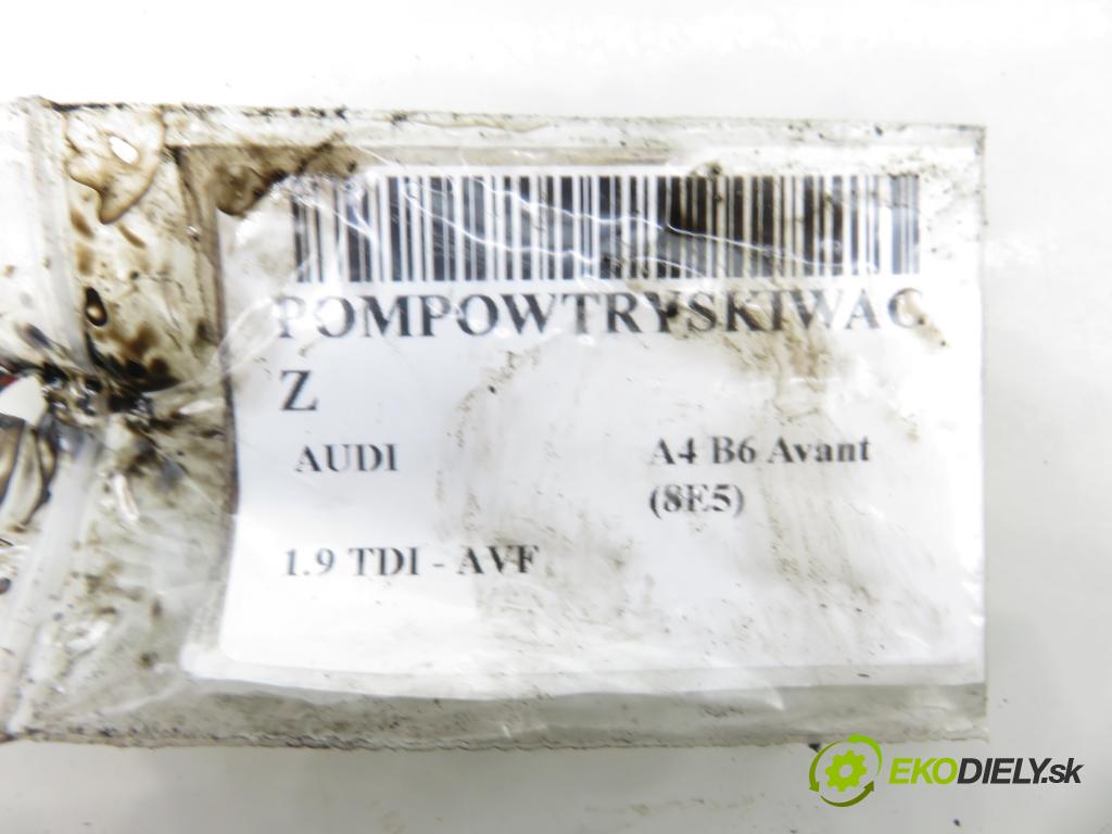 AUDI A4 Avant (8E5, B6) KOMBI 2004 96,00 1.9 TDI - AVF 1896,00 Vstrekovač 038130073BA ; 0414720216 (Vstrekovač paliva)