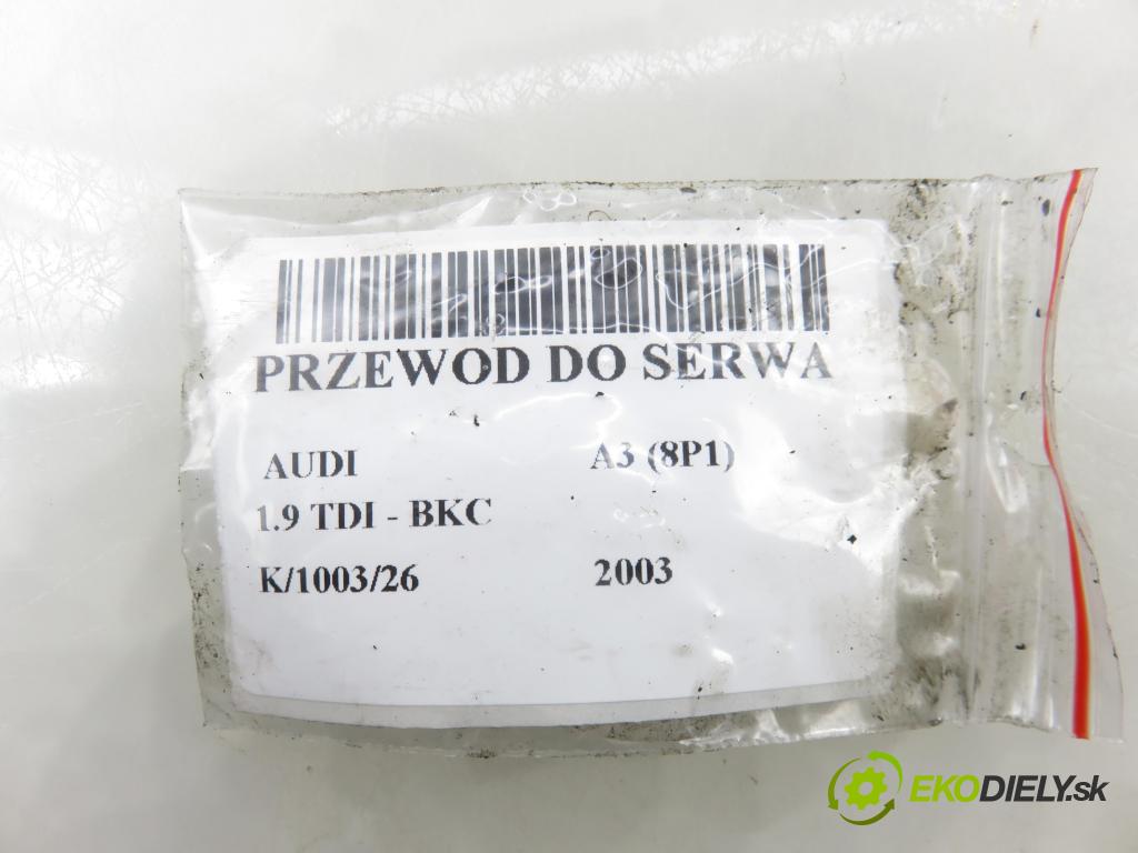 AUDI A3 (8P1) HB 2003 77,00 1.9 TDI PD 105 - BKC 1896,00 rúrka do serva 1K0612041AC