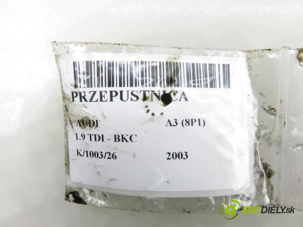 AUDI A3 (8P1) HB 2003 77,00 1.9 TDI PD 105 - BKC 1896,00 škrtíci klapka 408240121001 ; 03G128063 ; 03G128063V120 (Škrticí klapka)