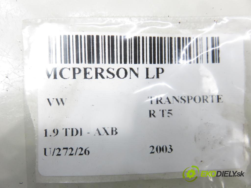 VW TRANSPORTER V Skrzynia (7HA, 7HH, 7EA, 7EH) FURGON 2003 77,00 1.9 TDI - AXB 1896,00 MCPERSON LP