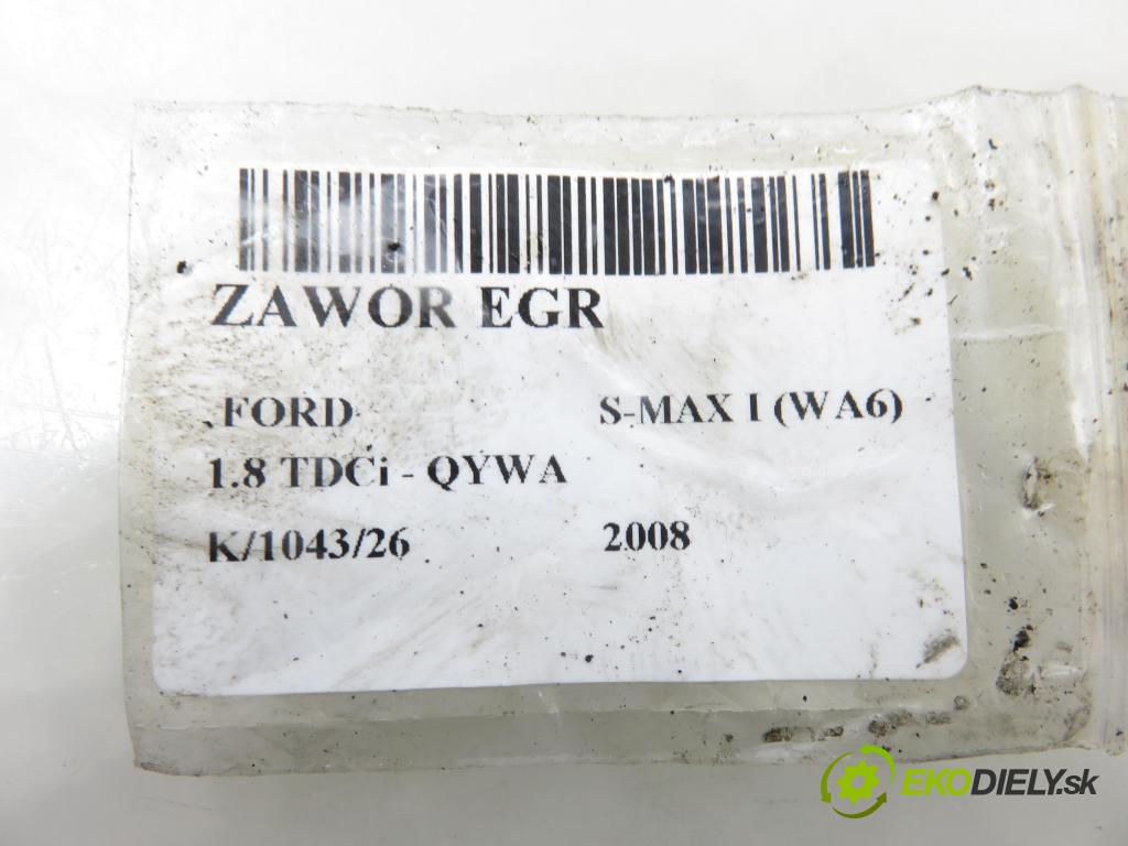 FORD S-MAX (WA6) MINIVAN 2008 92,00 1.8 TDCi 125 - QYWA 1753,00 VENTIL: EGR 21200005BA