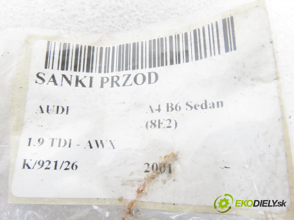 AUDI A4 (8E2, B6) SEDAN 2001 96,00 1.9 TDI - AWX 1896,00 PŘEDNÍ: