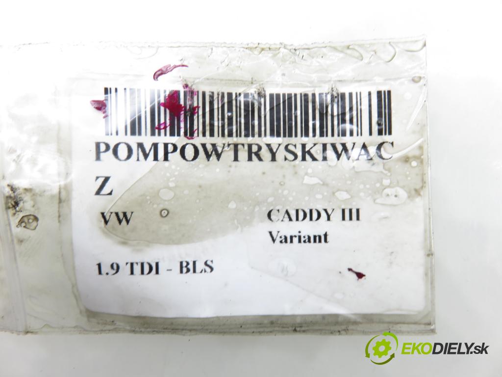 VW CADDY III Variant (2KB, 2KJ, 2CB, 2CJ) KOMBIVAN 2009 77,00 1.9 TDI - BLS 1896,00 Vstrekovač 038130073BN ; 0414720313 (Vstrekovač paliva)