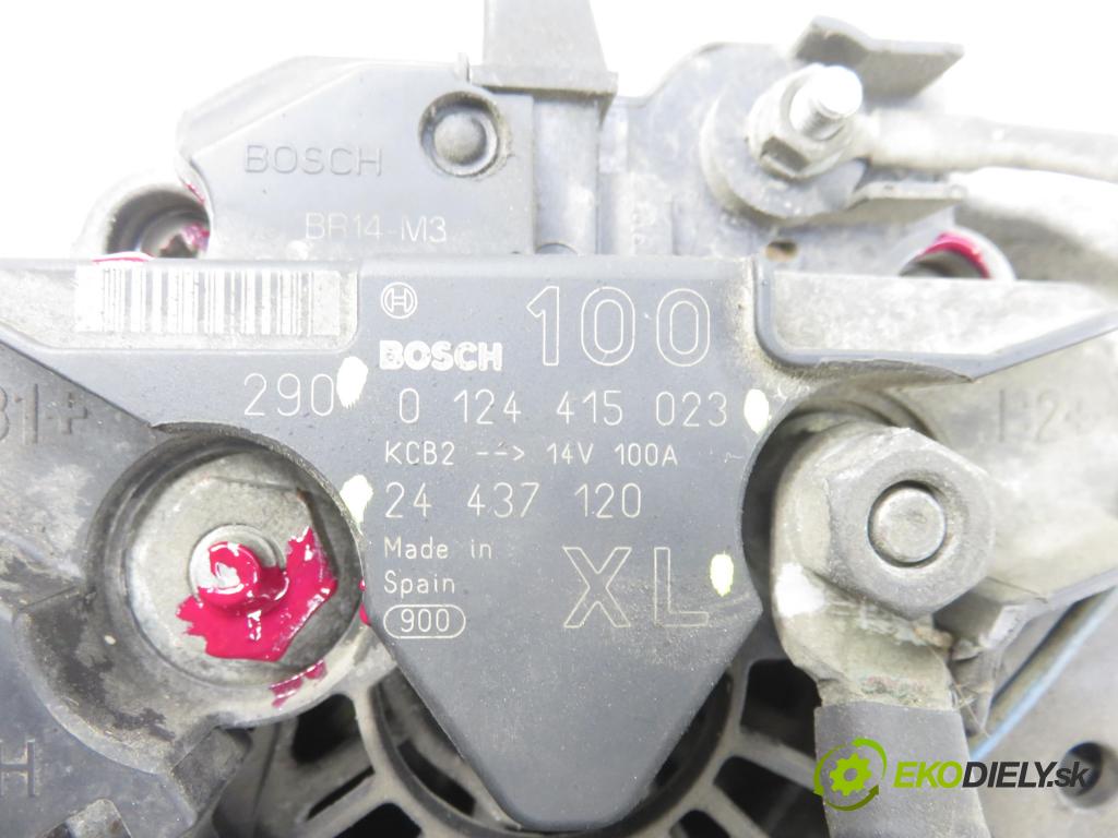 OPEL CORSA C (X01) HB 2001 55,00 1.2 16V 75 - Z 12 XE 1199,00 Alternátor 24437120 ; 24437120XL ; 0124415023 (Alternátor)