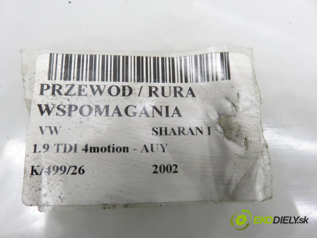 VW SHARAN (7M8, 7M9, 7M6) VAN 2002 85,00 1.9 TDI PD 115 4motion - AUY 1896,00 trubka / Rúra servočerpadlo