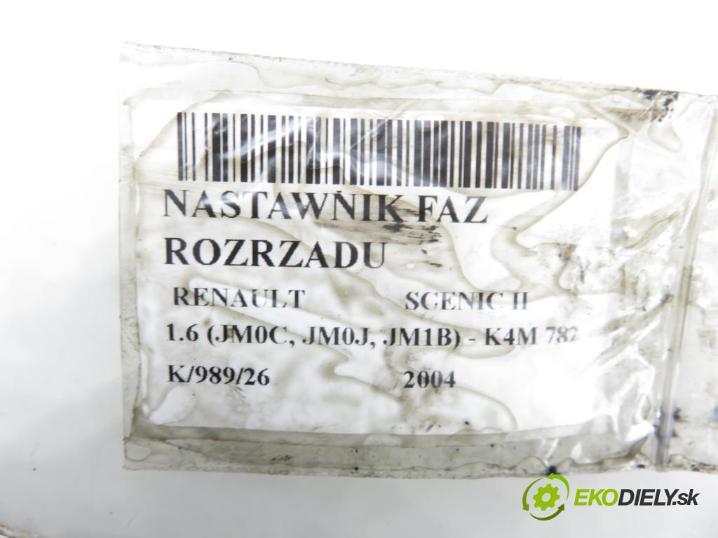 RENAULT SCENIC II (JM0/1_) MINIVAN 2004 83,00 1.6 (JM0C, JM0J, JM1B) - K4M 782 1598,00 snímač časování VAČKOVÁ HŘÍDEL: 178951
