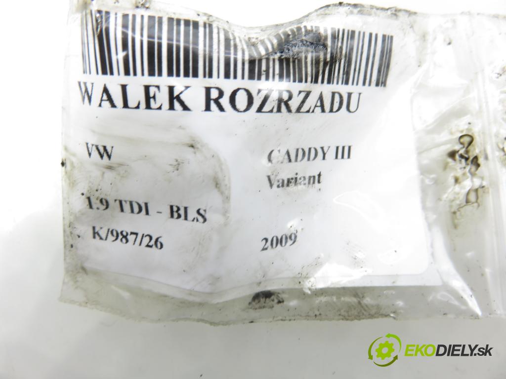 VW CADDY III Variant (2KB, 2KJ, 2CB, 2CJ) KOMBIVAN 2009 77,00 1.9 TDI - BLS 1896,00 vačka Vačkový hriadeľ: 038109239L ; 038109111E