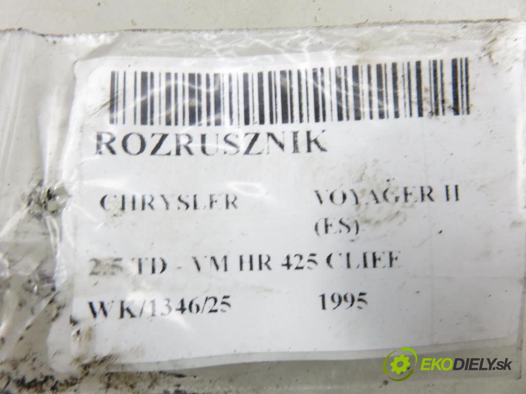 CHRYSLER VOYAGER II (ES) MINIVAN 1995 85,00 2.5 TD - VM HR 425 CLIEE 2499,00 Štartér 0001218125 (Štartér)
