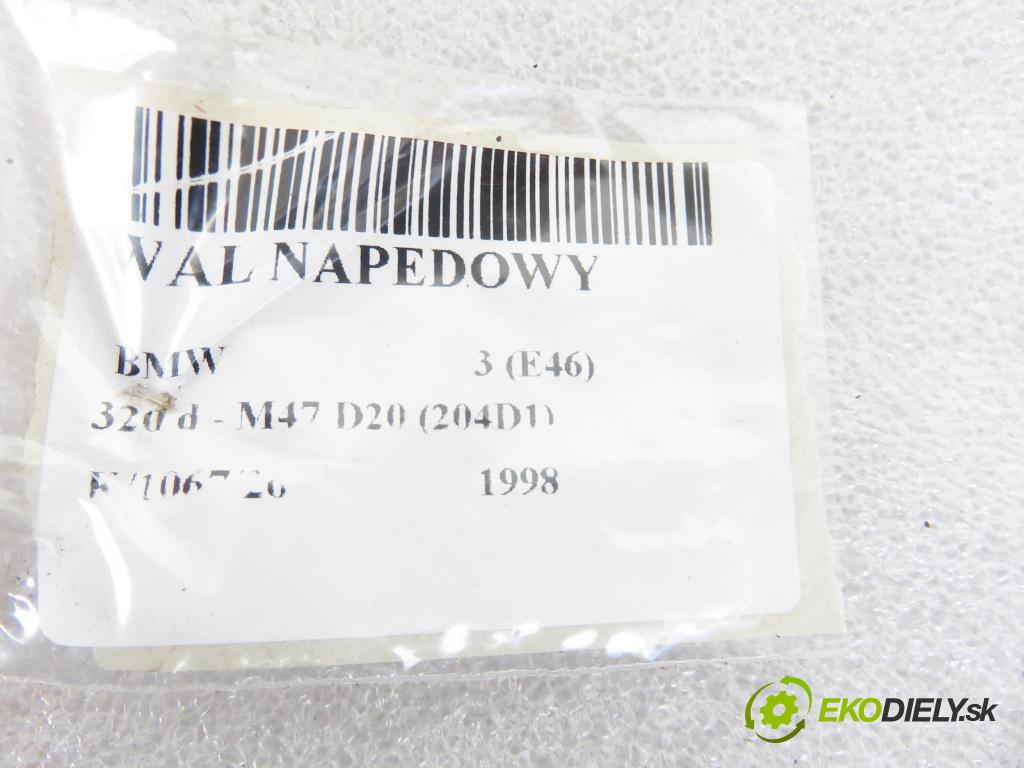 BMW 3 (E46) SEDAN 1998 100,00 320 d - M47 D20 (204D1) 1951,00 hriadeľ JAZDA: 1229569