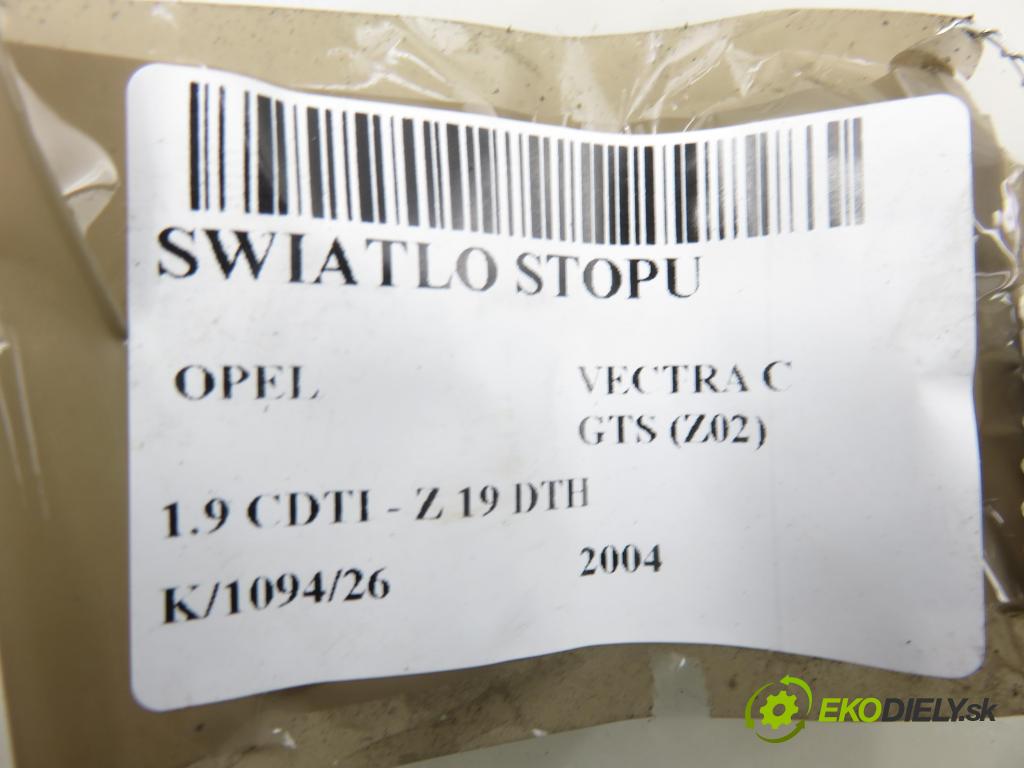 OPEL VECTRA C GTS (Z02) LIFTBACK 2004 110,00 1.9 CDTI - Z 19 DTH 1910,00 svetlo bŕzd 
