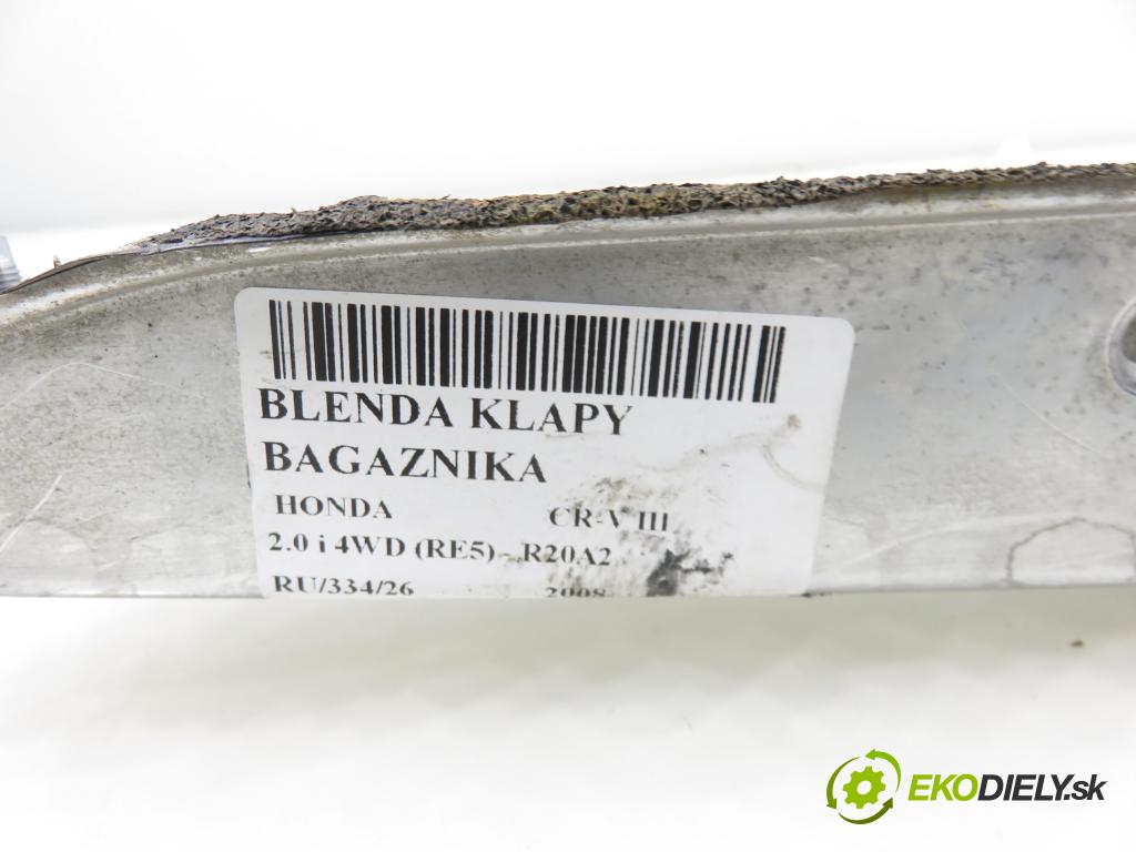 HONDA CR-V III (RE_) SUV 2008 110,00 2.0 i 4WD (RE5) - R20A2 1997,00 Zadné čelo dverí kufor 74890SWW