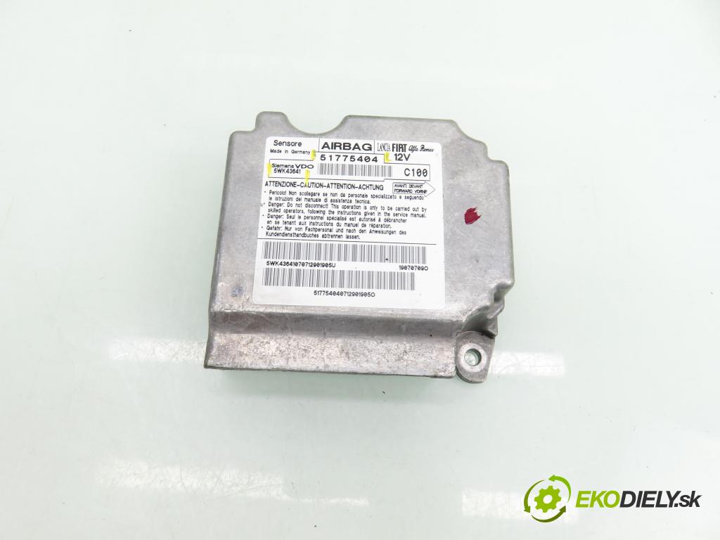 FIAT BRAVO II (198_) HB 2007 110,00 1.9 D Multijet - 937 A5.000 1910,00 MODUL air BAG 51775404 ; 5WK43641