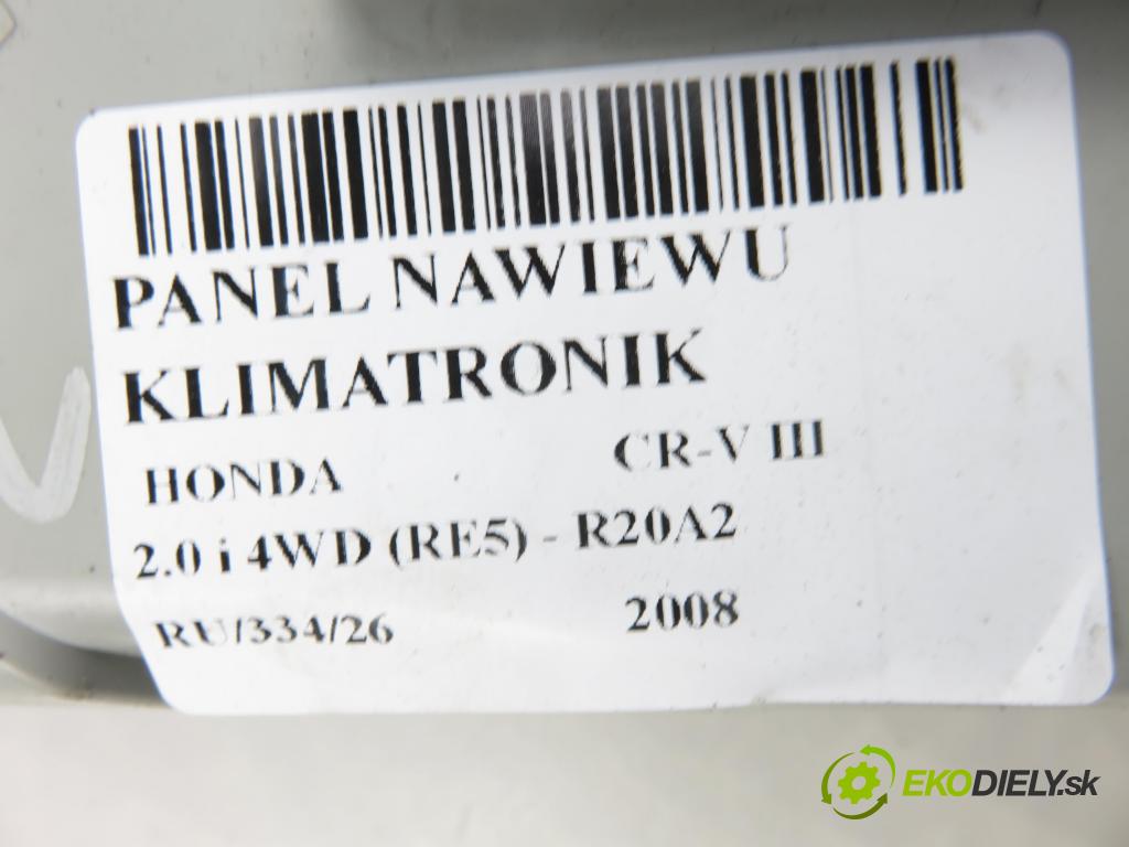 HONDA CR-V III (RE_) SUV 2008 110,00 2.0 i 4WD (RE5) - R20A2 1997,00 Panel kúrenia KLIMATRONIK 79600SWA